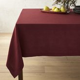 Thumbnail for your product : Crate & Barrel Helena Zinfandel Red Linen Tablecloth 60"x60"