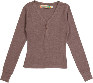 TJMAXX Girl Waffle Button Up Top, Cotton/Polyester