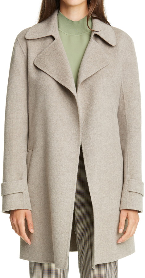 theory wool cashmere coat