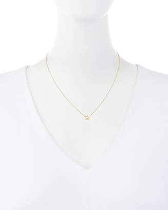 Chicco Zoe 14k Pave Diamond Initial Pendant Necklace