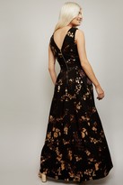 Thumbnail for your product : Little Mistress Fifi Gold Foil Hi-Low Prom Dress