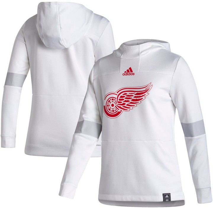 women's red adidas sweatshirt