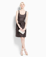 Thumbnail for your product : Ann Taylor Petite Silk Dupioni Scoop Neck Dress