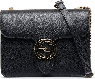 Gucci Pre-owned Small Dollar Crossbody Bag - Black