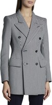 Thumbnail for your product : Balenciaga Houndstooth Wool Hourglass Blazer