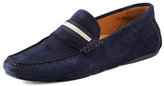 Thumbnail for your product : Bally Wabler Suede Driver, Navy