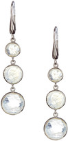 Thumbnail for your product : Candela Sterling Silver Triple Rainbow Moonstone Dangle Earrings