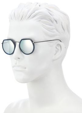 Kyme Omar 44MM Modified Round Sunglasses