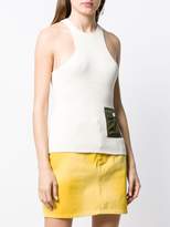 Thumbnail for your product : Ganni ribbed patch pocket vest