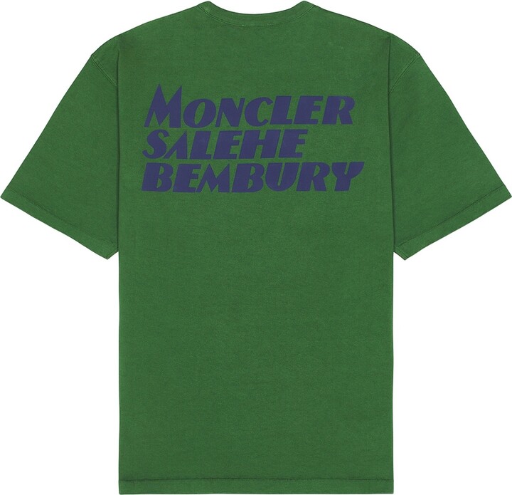 MONCLER GENIUS Moncler x Salehe Bembury Logo T-Shirt in Green