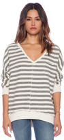 Thumbnail for your product : Chaser V Neck Striped Dolman