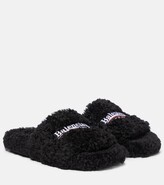 Thumbnail for your product : Balenciaga Furry faux shearling slides