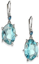Thumbnail for your product : Alexis Bittar Fine Midnight Marquis Blue Topaz, Purple Sapphire, Grey Diamond & Sterling Silver Drop Earrings