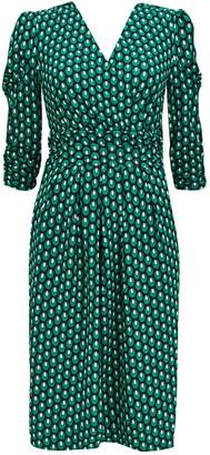 WallisWallis **Jolie Moi Green Print Dress