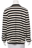 Thumbnail for your product : Akris Punto Striped Wool Jacket