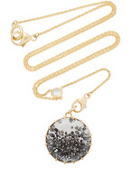 Thumbnail for your product : Renee Lewis Black Diamond Shake Necklace On Y Chain