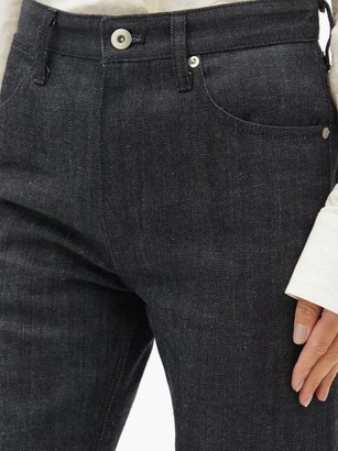 Jil Sander High-rise Straight-leg Jeans - Dark Blue