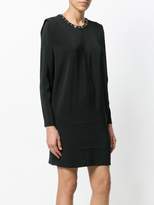 Thumbnail for your product : Just Cavalli embellished trim dress