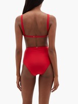 Thumbnail for your product : Adriana Degreas Triangle High-rise Bikini - Red