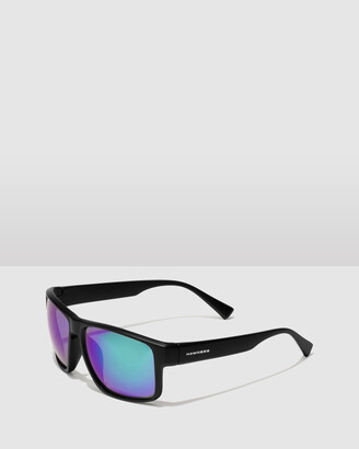 Hawkers Co Black Square - HAWKERS - Polarized Black Emerald FASTER Sunglasses for Men and Women UV400