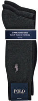 Thumbnail for your product : Polo Ralph Lauren 3 Pack Mesh Classic Dress Socks-BLACK-7-12