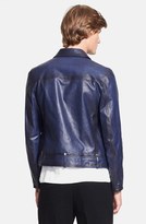 Thumbnail for your product : Neil Barrett Leather Biker Short Jacket