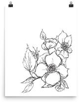 Thumbnail for your product : Mr. Kate Sketched Flowers Print