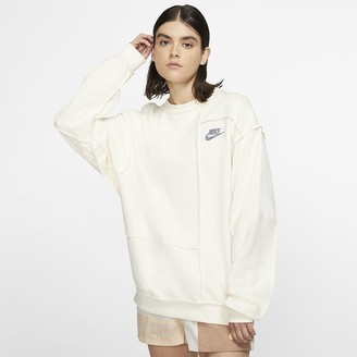 nike sportswear icon clash women's fleece crew