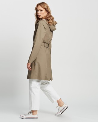 Rains Women's Brown Rainwear - Curve Jacket