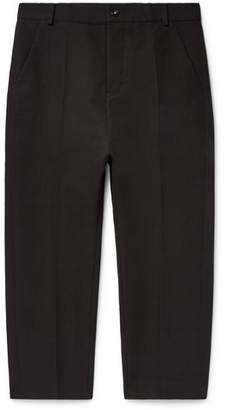 Rick Owens Slim-fit Cotton-blend Twill Trousers - Black