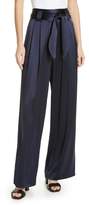 Thumbnail for your product : Tory Burch Tie Waist Satin Pants