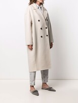 Thumbnail for your product : Brunello Cucinelli Double-Breasted Cashmere Coat