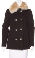 Thumbnail for your product : Balenciaga Fur-Trimmed Wool Jacket