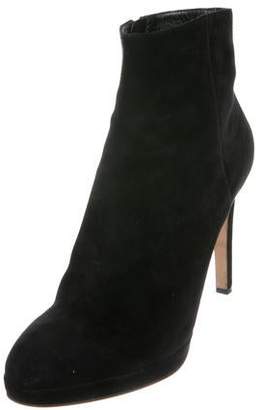 Sergio Rossi Suede Ankle Boots Black Suede Ankle Boots