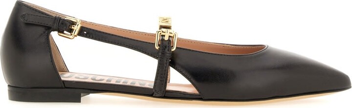 Moschino Leather Ballerina