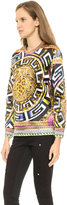 Thumbnail for your product : Versace Printed Long Sleeve Top