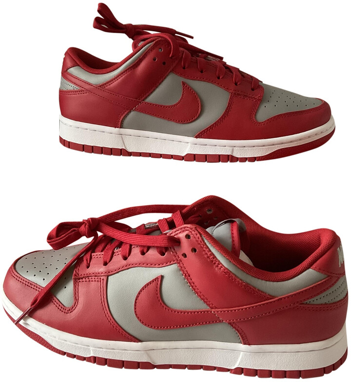 sb dunk leather trainers pink