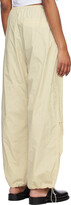 Thumbnail for your product : AMOMENTO Beige Drawstring Pocket Trousers