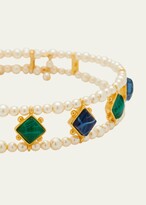 Thumbnail for your product : Ben-Amun Stone and Pearly Choker Necklace