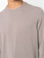 Thumbnail for your product : Colombo Fine-Knit Ribbed-Trim Jumper