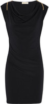 Thumbnail for your product : MICHAEL Michael Kors Embellished ruched stretch-jersey mini dress