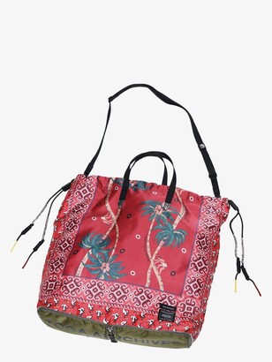 Toga Virilis X Porter-Yoshida & Co. Red Printed Packable Tote Bag