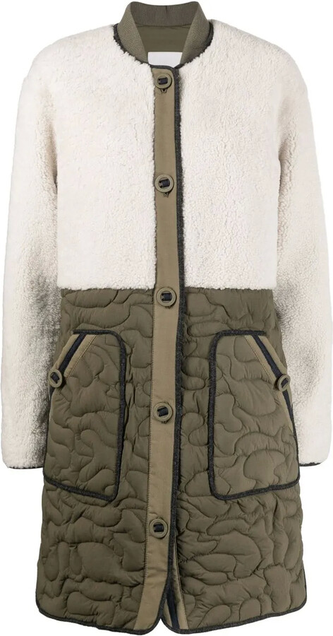 Yves Salomon Button-Fastening Coat