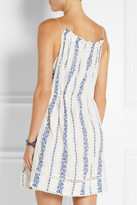 Thumbnail for your product : Zimmermann Hydra embroidered printed cotton-voile dress