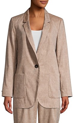 Peserico Linen & Wool Notched Jacket