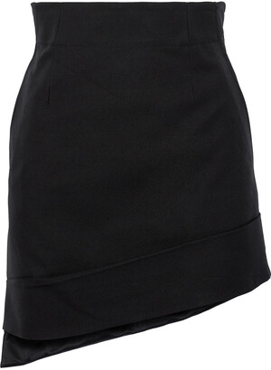 Helmut Lang Asymmetric Canvas Mini Skirt
