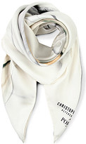 Thumbnail for your product : Ports 1961 Warhol silk scarf White