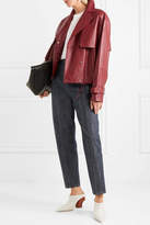 Thumbnail for your product : Tibi Leather Jacket - Red