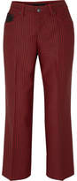 Thumbnail for your product : Marc Jacobs Cropped Houndstooth Twill Straight-leg Pants