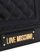 Thumbnail for your product : Love Moschino quilted faux leather cross body bag